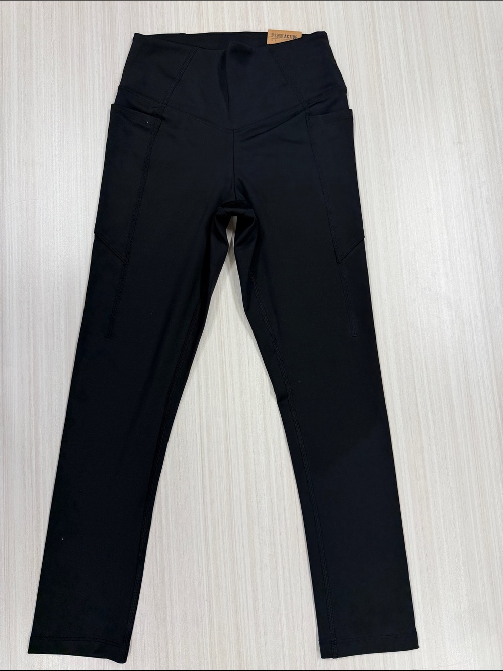 PINK Victoria's Secret Black High-Waist 23" Crop Legging